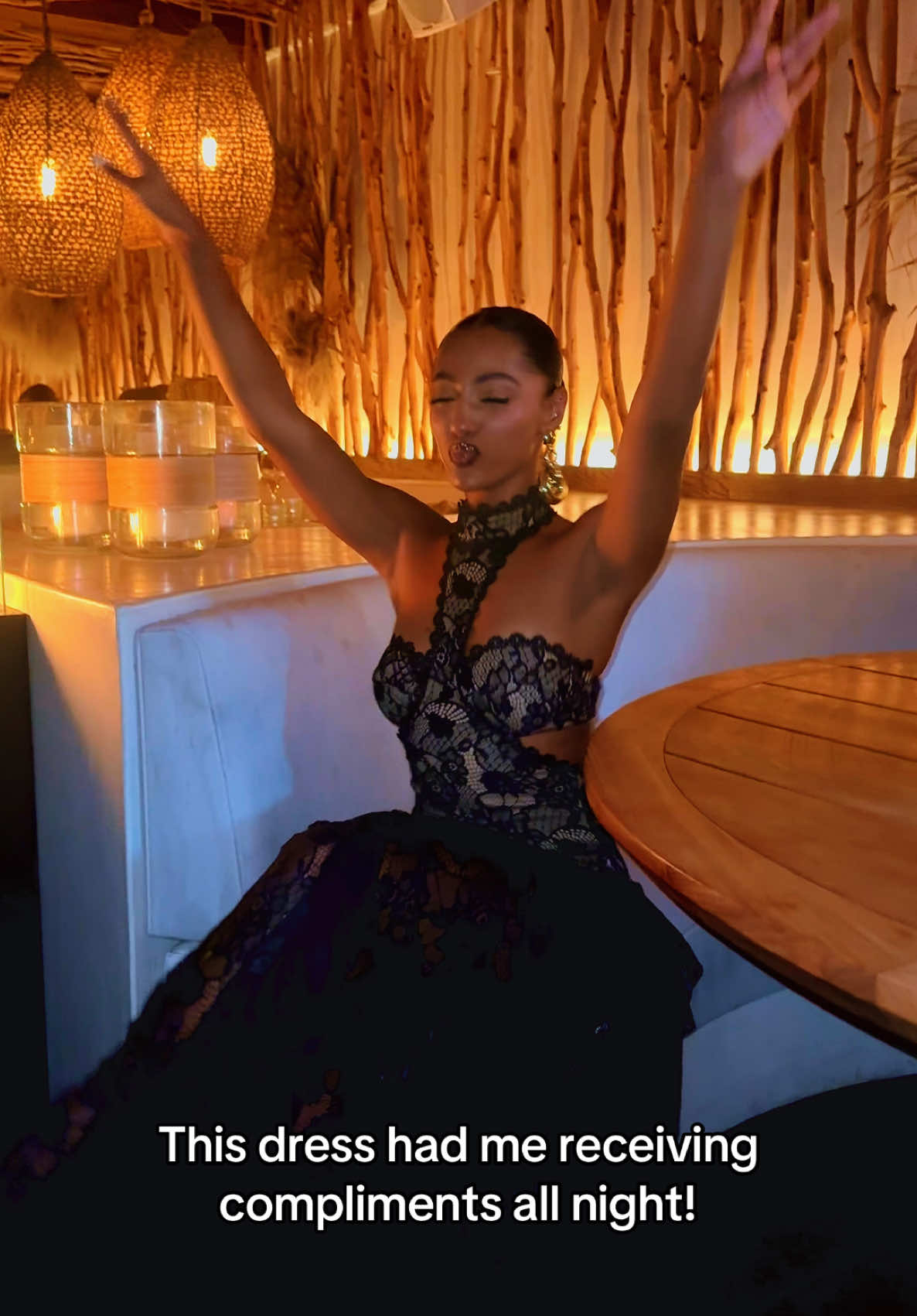 A post by @official_janina on TikTok caption: This dress is the show stopper! 😍