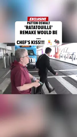 A post by @tmz on TikTok caption: #PattonOswalt’s hungry for a remake -- telling TMZ he’s all in for a live-action #Ratatouille... and yes, he’s ready to cook up some magic as Remy again! #Exclusive story at the 🔗 in bio!