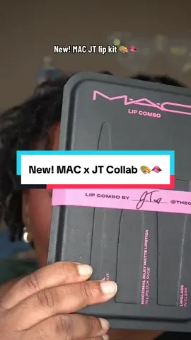 A post by @kbmakeupme24 on TikTok caption: NEW! @maccosmetics @M.A.C Cosmetics Store X @JT 🦋 Collab!  Set includes Chestnut lip liner, Snob lipstick & Clear lip glass. 🎨🥰 Retails for $52. Congrats JT!  #fyp #foryoupage #viral #makeup #makeuptutorial #makeupartist #influencer #jt #mac #maccosmetics 