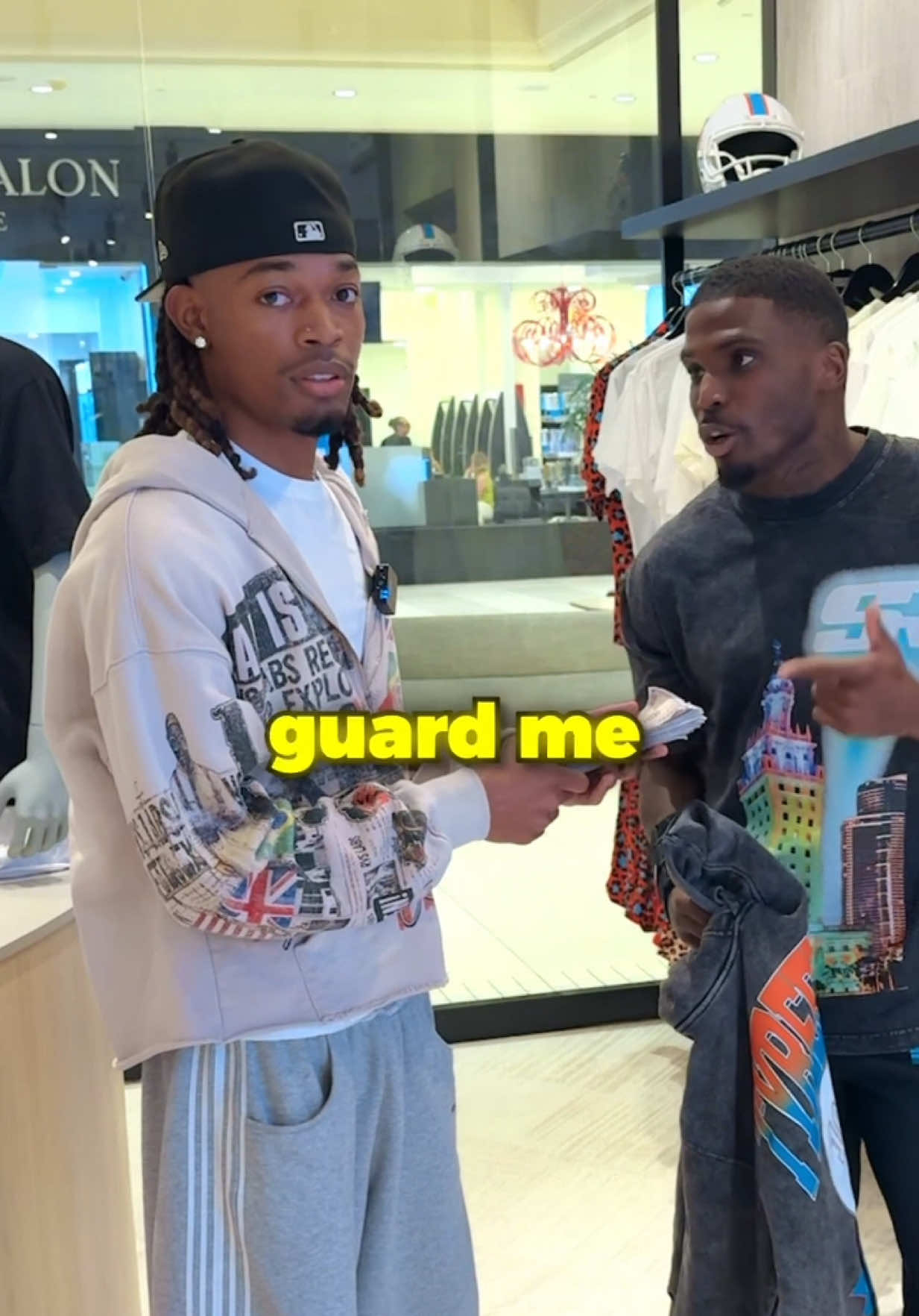 A post by @cliftondean on TikTok caption: Who’s guarding Tyreek Hill for $10k 😳
