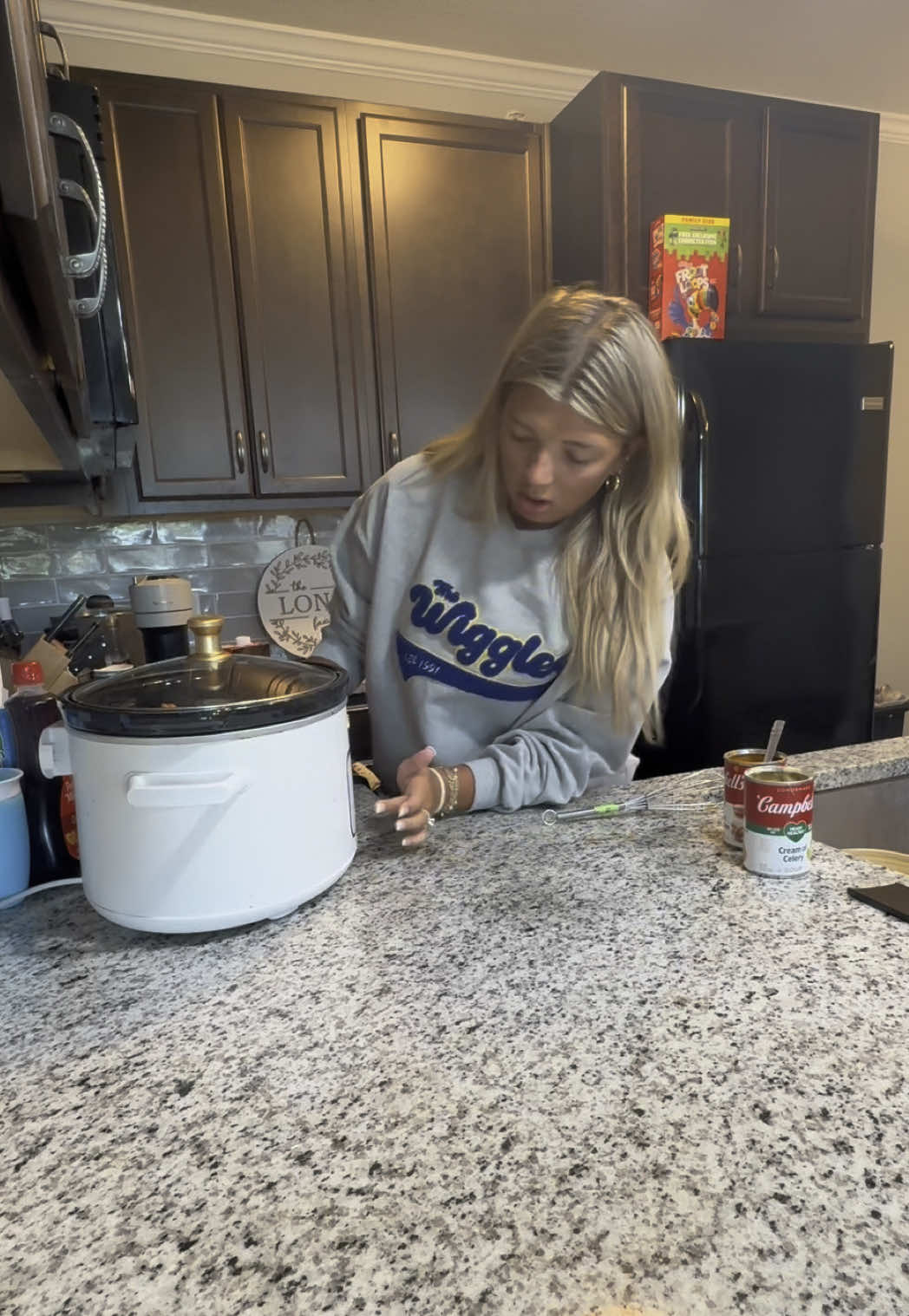 A post by @mrs.hannahlong on TikTok caption: dinner was delicious tonight😍