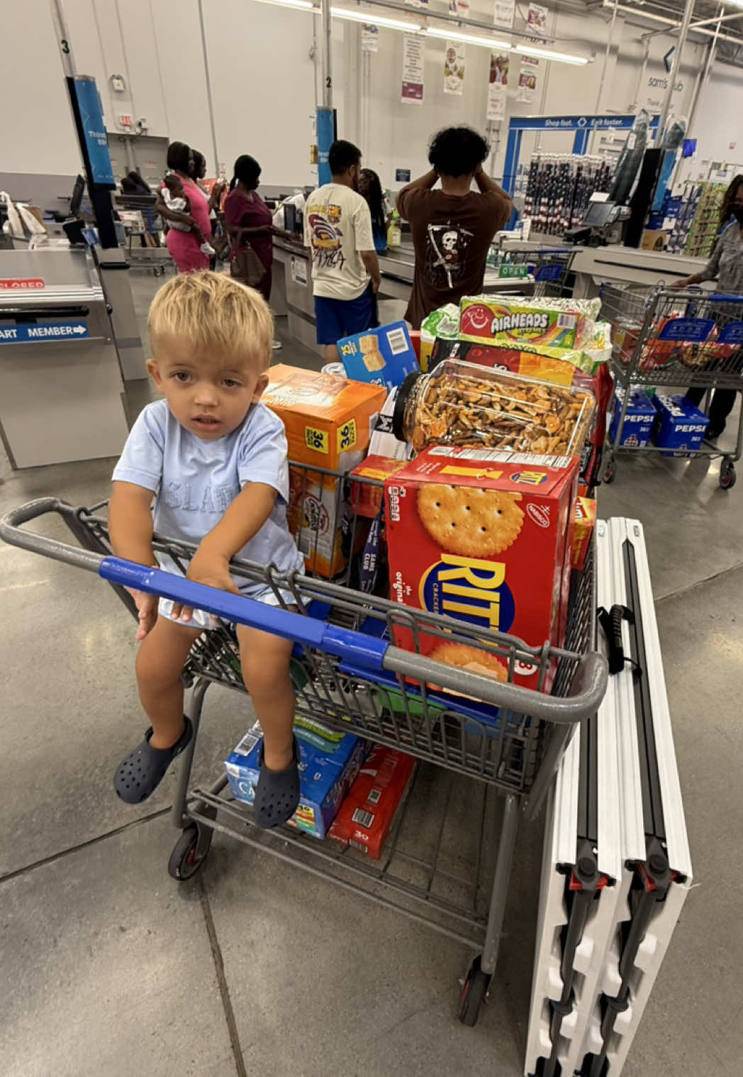 A post by @mrs.hannahlong on TikTok caption: come to Sam’s Club with us || restocking & party planning🎉🛒🫶🏼🤭