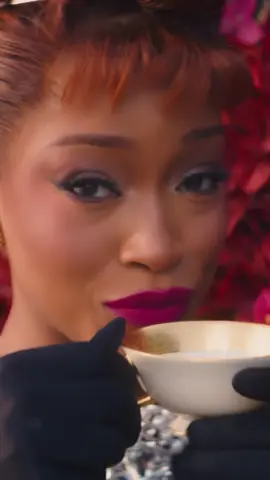 A post by @kekepalmer on TikTok caption: What’s Tea, Boo? Watch the full music video now: 🔗 in bio