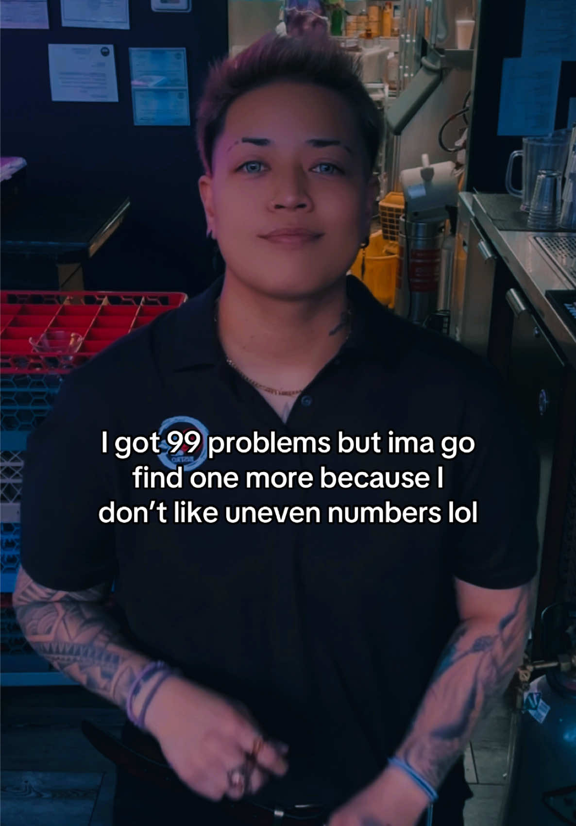 A post by @kaydaroz on TikTok caption: lol might as well 🤷🏼 #fypシ゚viral #truestory #wlw #wuhluhwuh #relatable #views 