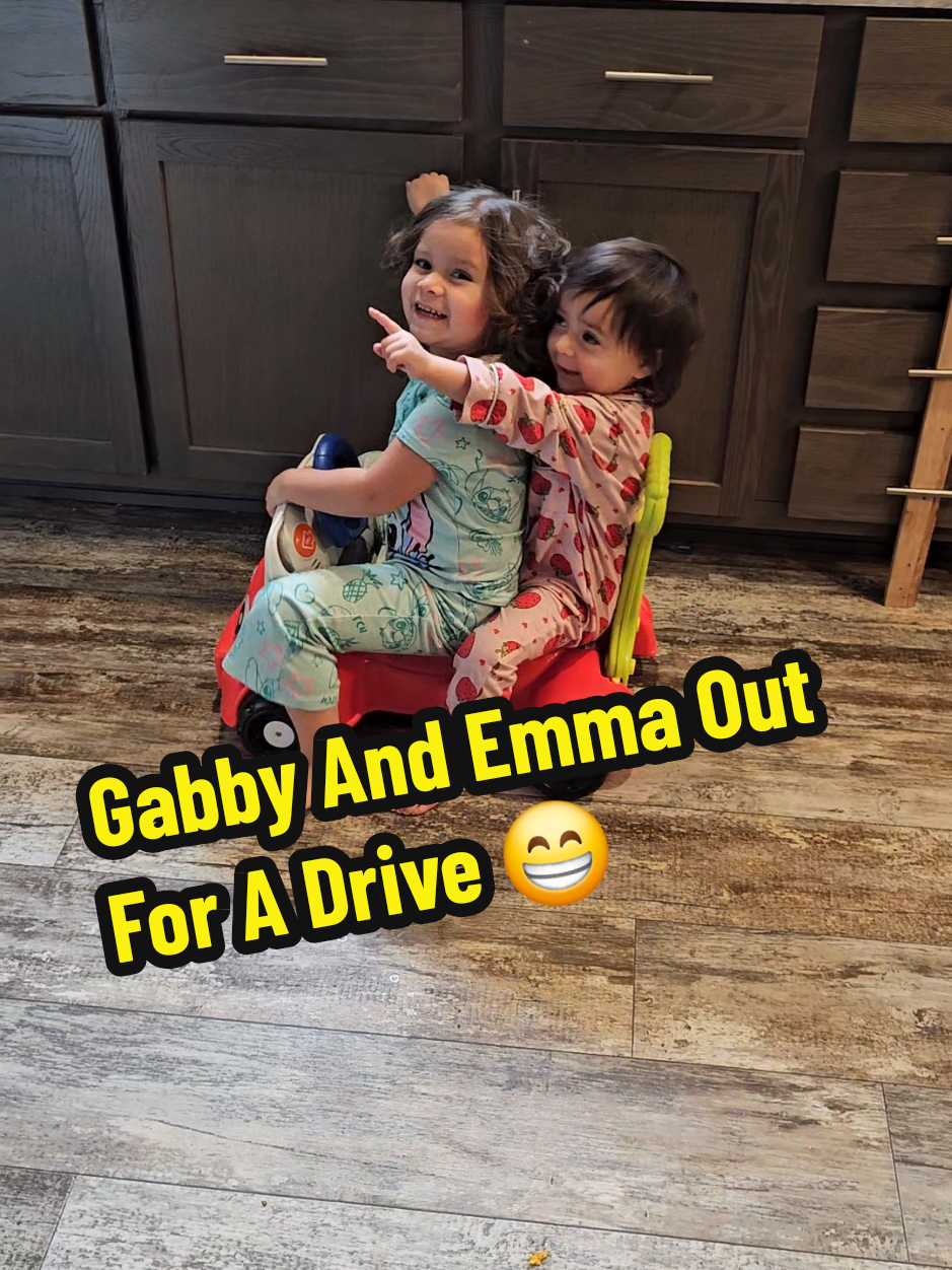 A post by @chrizh93 on TikTok caption: Gabby And Emma Out For A Drive 😁  @Sarita&ChrisHudson   #bbygabby😇 #bbyemma😇 #hudsonfamily👨‍👩‍👧‍👧  #saritaychris👩🏻‍🤝‍👨🏼 #hudsonfamily👨🏻‍🦰👩🏻👶🏻 #lapatroncita😇 #sarahudson51 #Mushashon👨🏻‍🦰 #tiktok #viral #foru #viralvideo #foryoupage #fy #paratii #fyp #fypシ #foryou #mixedfamily 
