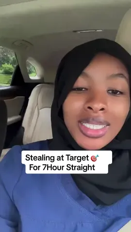 A post by @massangeshome on TikTok caption: Stealing at Target for 7Hour straight 😩