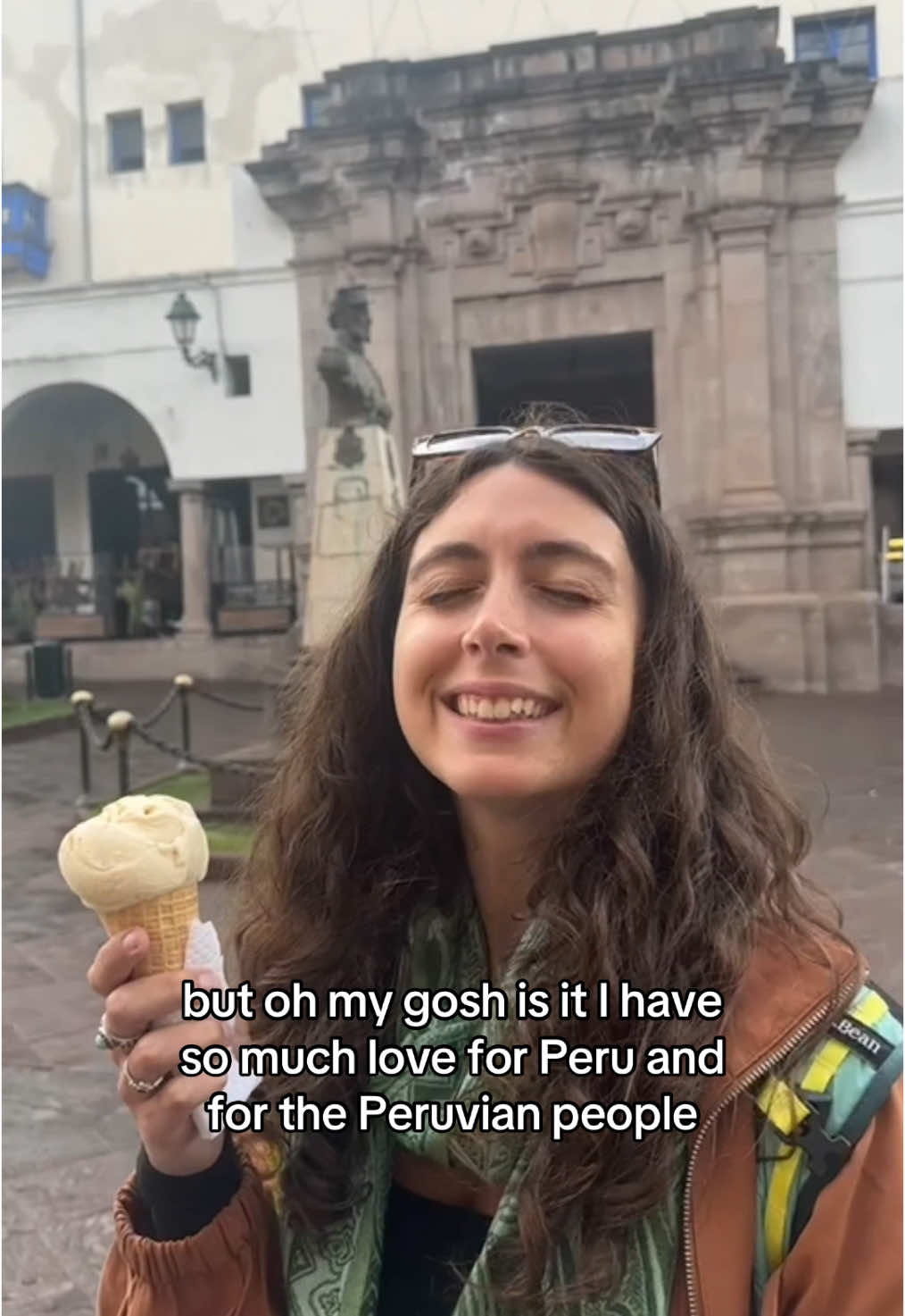 A post by @morgaanfoley on TikTok caption: Why have a euro summer when you could have a Peruvian summer🦙⛰️🇵🇪 #traveltiktok #peru🇵🇪 