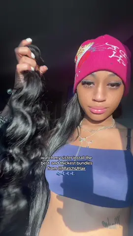 A post by @kiahhdior._ on TikTok caption: the best bundles ever!!! these bundles are 20,22,24 inches… @MatchU Hair #kiahhdior #matchuhair @rllyouttasightt 