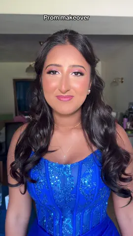 A post by @faizamakeupartistry on TikTok caption: Prom makeover for the gorgeous Enaya #prom #prommakeup #promlook #softglam #softglammakeup #teenmakeup #teenmakeupartist 
