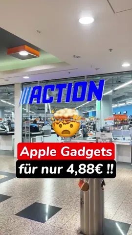 A post by @tiktoktechnik on TikTok caption: 🤩 WOW!! Schnell sein: Apple Gadgets bei Action im Angebot! Vom 16.07.25-22.07.25 #action #apple #applegadgets 