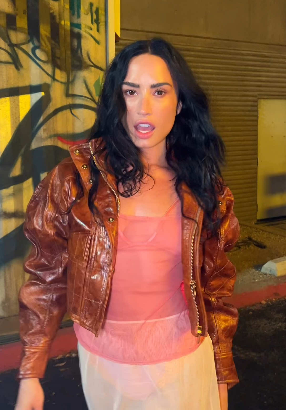 A post by @ddlovato on TikTok caption: fast ⏩