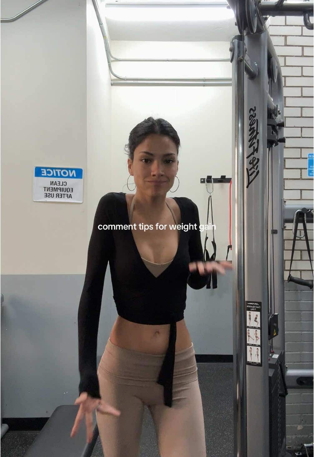 A post by @yeslydimate on TikTok caption: starting my fitness journey guys help (don’t say eat more cus I am, I suffer fast metabolism)