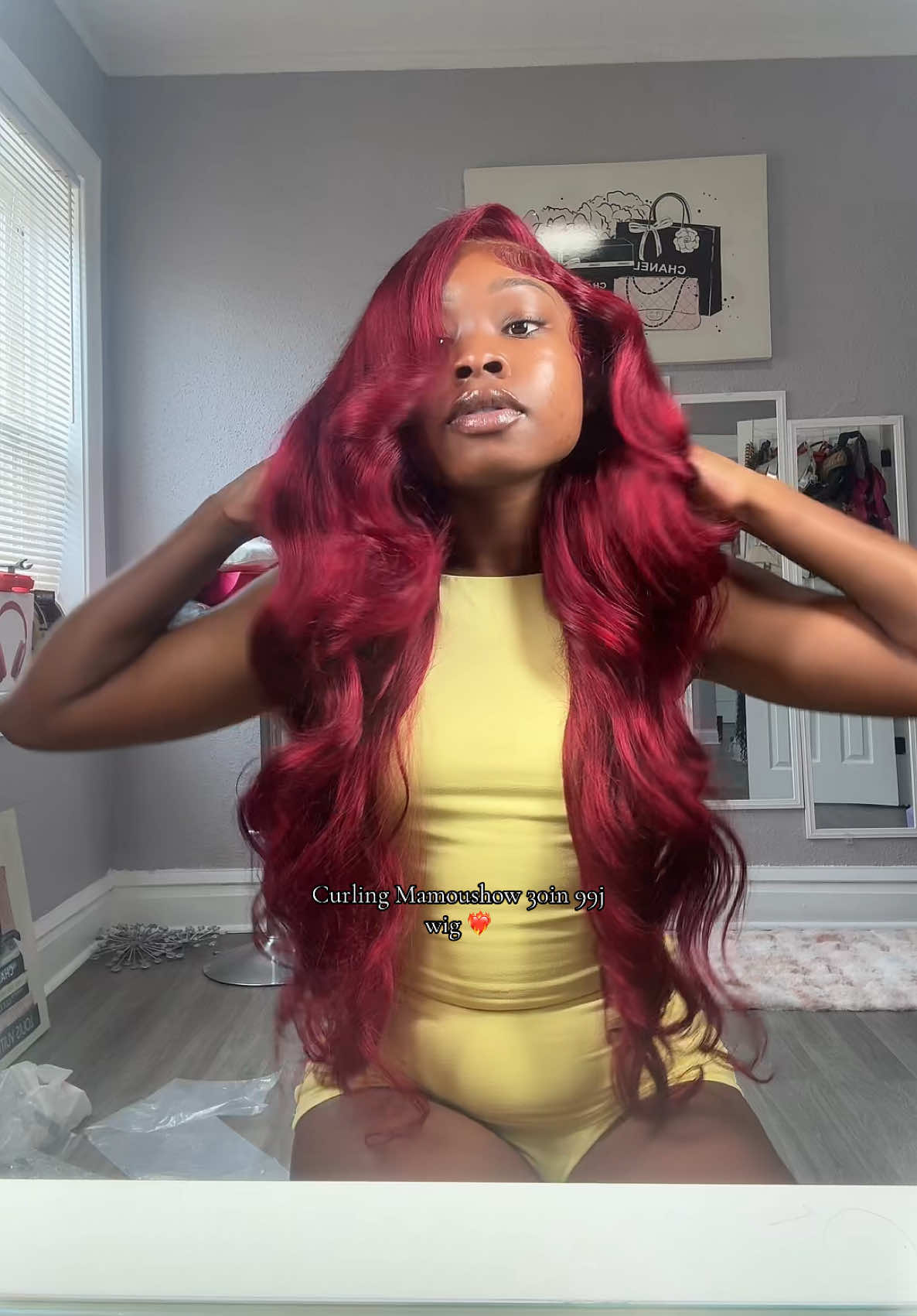 A post by @thegirltut on TikTok caption: Part 2 ❤️‍🔥 @Mamushow Hair Fashion #fyp #wigtok #wiginfluencer #mamushowhair #hairinspo 