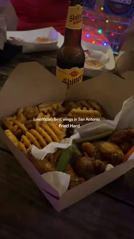A post by @theunofficialtourguide on TikTok caption: It’s in the 3 Star Bar & I still am dreaming about by damn mango habanero. 😩✨  📍 Fried Hard  #sanantoniospots #sanantoniohiddengems #sanantoniospots #sanantoniothingstocheckout #sanantoniowings #sanantoniofoodie 