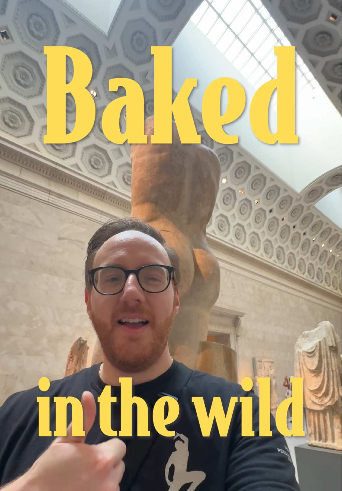 A post by @mattbellassai on TikTok caption: Got baked and went to The Met for THE ART  #funny #comedy #museum #nyc