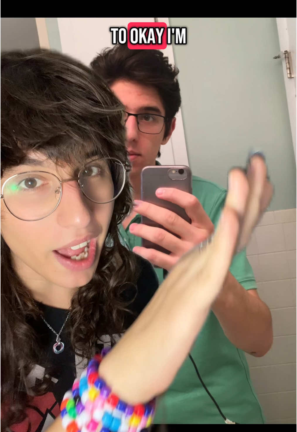 A post by @lilarallatos on TikTok caption: OLD LILA REVEAL #greenscreen #trans #lgbt #wlw #transition #girl