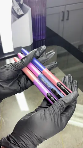 A post by @prettyndivinebeauty on TikTok caption: the colors & usability are unmatched! #nailtok #nails #nailtech #nailsoftiktok #naildrill #nailunboxing @melodysusie 
