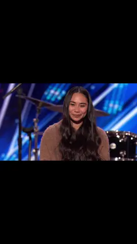 A post by @agt on TikTok caption: Jessica Sanchez is back and going straight to Lives with Sofia Vergara's second Golden Buzzer of the season! ✨  #AGT | @NBC and Peacock