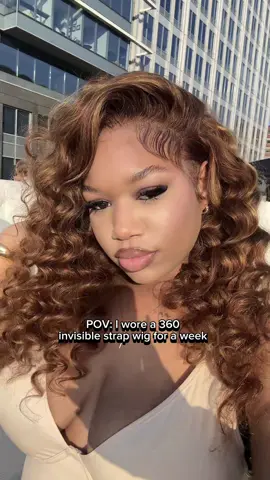 A post by @theblackreginageorge22 on TikTok caption: Unit from @Ashimary Hair Beauty  @Ashimarywig 😍 #Ashimary, #Ashimaryhair； #Ashimaryinvisistrapwig #360wigwithdrawstring #theblackreginageorge22 #dealsforyou #tiktokshopcreatorpicks 