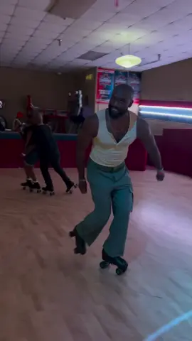 A post by @derrickdowneyjr on TikTok caption: Just vibing out this past Sunday. Skating is one of my hobbies that brings so much joy to my heart🕺🏾 🎥