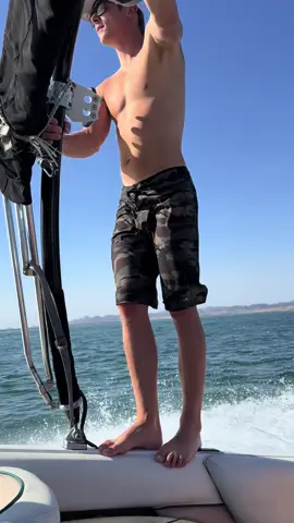 A post by @ on TikTok caption: Love the lake 🤸🏼‍♀️