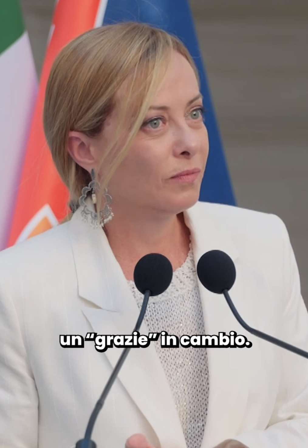 A post by @giorgiameloni_ufficiale on TikTok caption: Dal mio intervento alla cerimonia di giuramento dei neoassunti del Sistema d’Informazione per la Sicurezza della Repubblica.