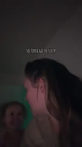 A post by @anberx3 on TikTok caption: I’m EXHAUSTED and she thinks it’s a game😂😂 #fyp #kidsoftiktok #funny #momsoftiktok #exhausted 