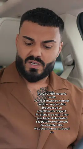 A post by @jador on TikTok caption: Adevărul iese mereu la iveală. Am fost acuzat pe nedrept după un drog test fals, provocat de un antiinflamator obișnuit. Fiți atenți la ce luați. Chiar și un banal Unibuprofen sau pastile de durere pot da rezultate false. Nu treceți prin ce am trecut eu. #drogtest #falspozitiv #unibuprofen #adevaruliese #justitie #viatareala