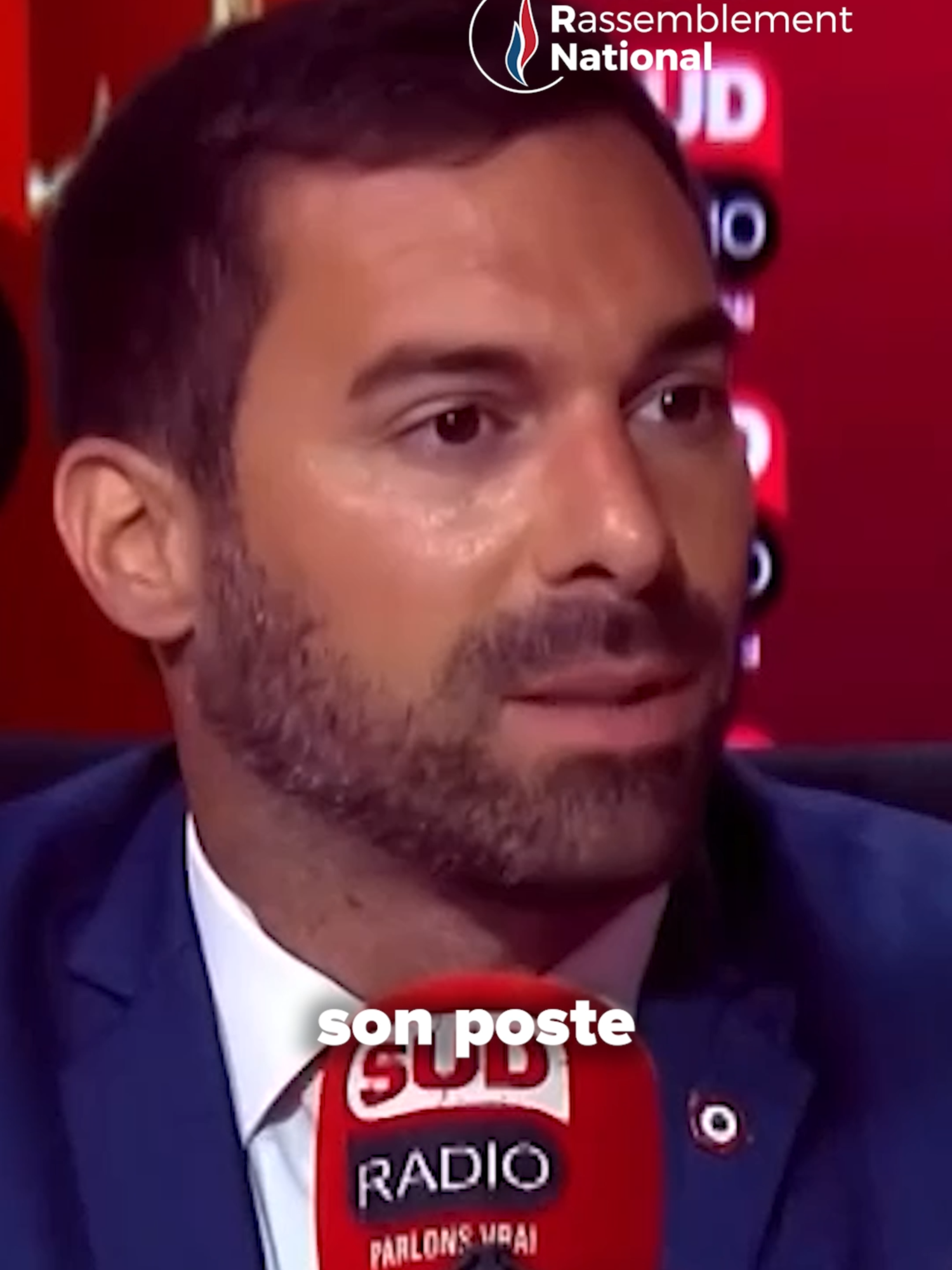 A post by @rnational_off on TikTok caption: Dès la rentrée, nous proposerons un contre-budget responsable, qui ne vide pas les poches des Français et cible enfin le vrai gaspillage !