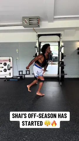 A post by @bleacherreport on TikTok caption: SGA back in the lab fresh off a Finals run 🏆 (Via @Nem Ilic)  #nba #nbabasketball #basketball 