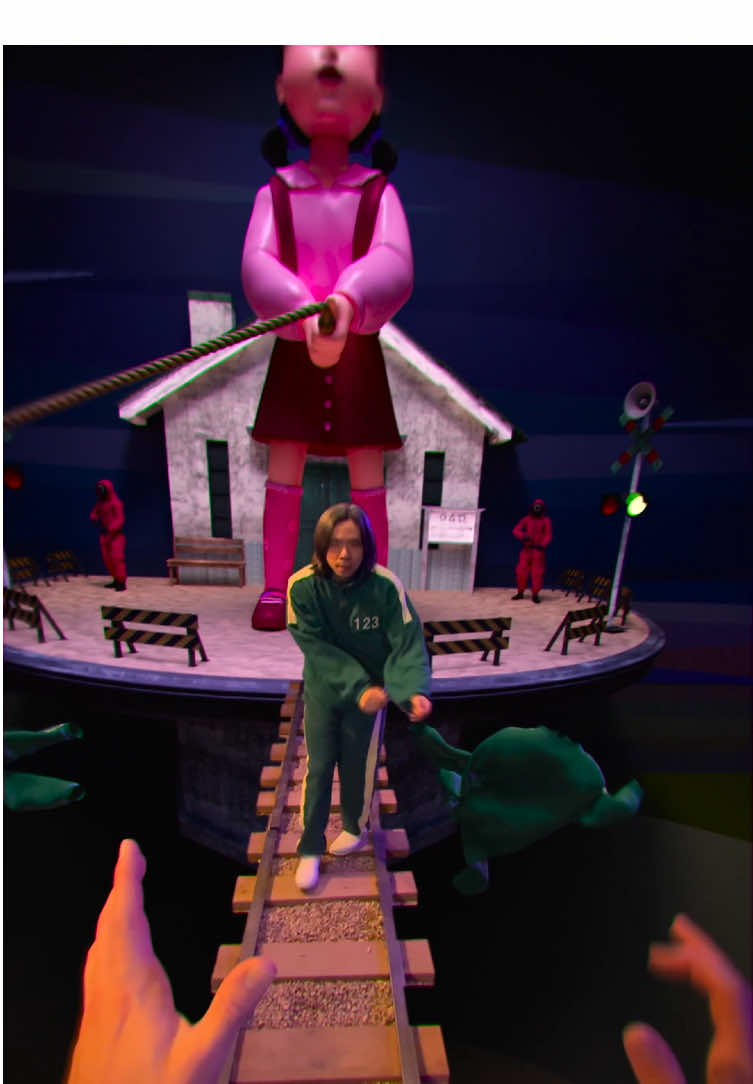 A post by @squidgamenetflix on TikTok caption: POV: You fell into Squid Game part 3... #SquidGame #NetflixPartner 