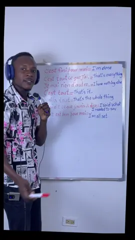 A post by @kendyloverkenaugu on TikTok caption: English/french Phrases