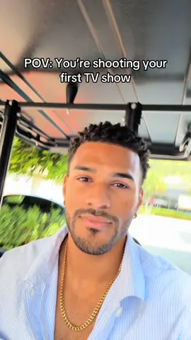A post by @findjeremiah on TikTok caption: I missed being on set 🕺🏽 side quest tings #loveislandusa #loveislandjeremiah #LoveIsland #tv #set 