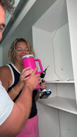 A post by @sammiefoo1 on TikTok caption: Baby joeys room part 6 took a slight detour figured might as well do the closet while I’m here! #roommakeover #diy 