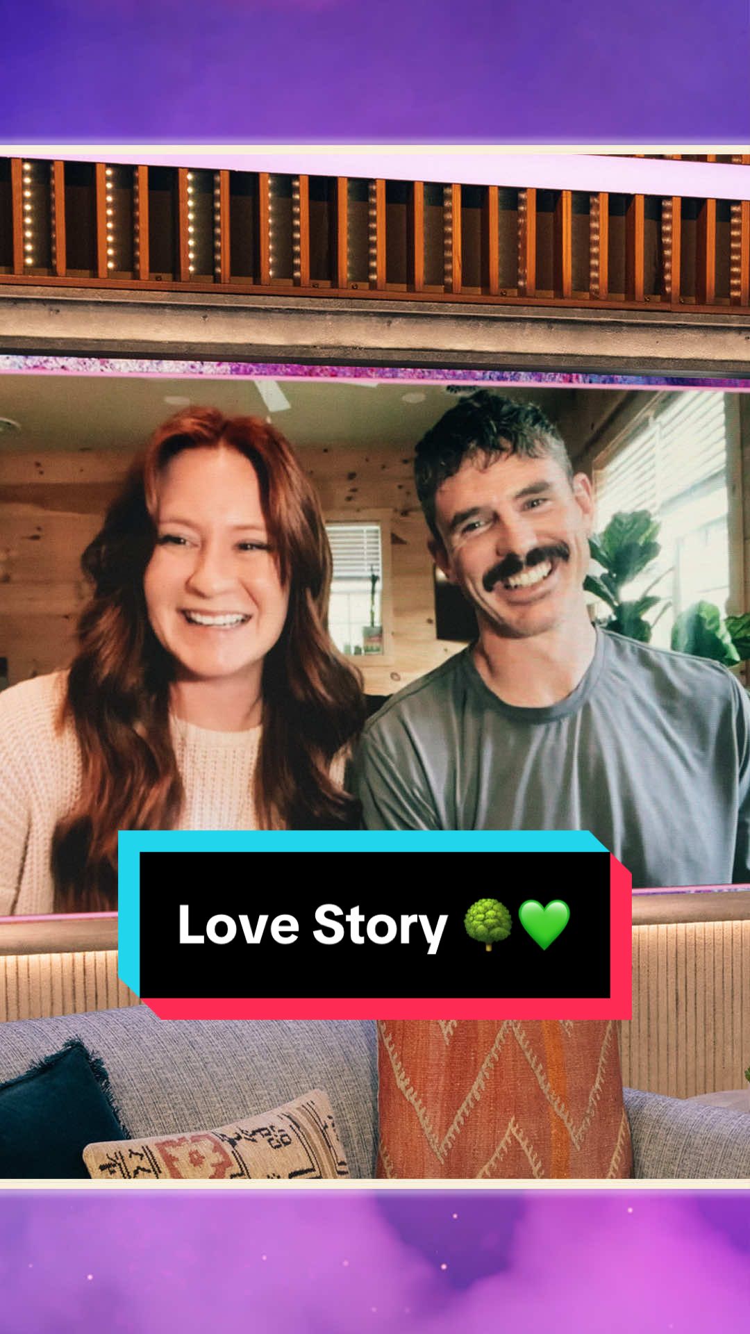 A post by @kellyclarksonshow on TikTok caption: Love is growing in the air 🌳💚 #TrueLove #Trees #LoveIsInTheAir #LoveStory #Family #KellyClarkson 
