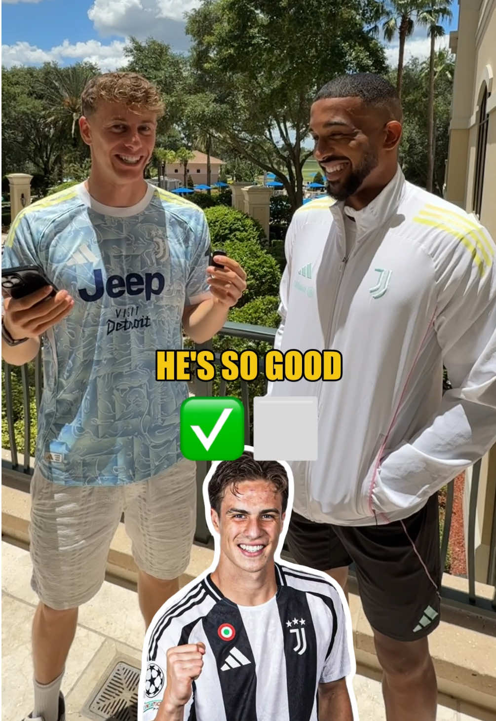 A post by @juventus on TikTok caption: 5-4-3-2-1 with Gleison Bremer 🇧🇷 #challenge #juventus #football #bremer #players 
