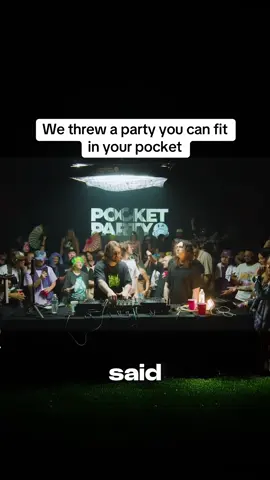 A post by @weareknowgood on TikTok caption: Pocket parties are in full effect! Who should we book for the next one? #edm #bassmusic #dubstep #fyp #knowgood 