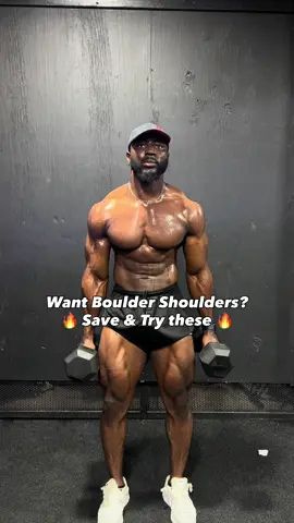 A post by @starboy_camair on TikTok caption: Elevate your shoulder game. 7 exercises, pick any 5 & crush it!  Save & Share!  Follow for More ✅ #shoulders #shoulderworkout #fypシ #fitness #fypシ゚viral 