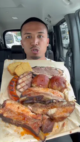 A post by @lifeofcian on TikTok caption: Texas BBQ in Japan🍖 #fyp #foodasmr #foodie #fypシ #foodtiktok #mukbang #bbq #review #barbecue #tastetest 