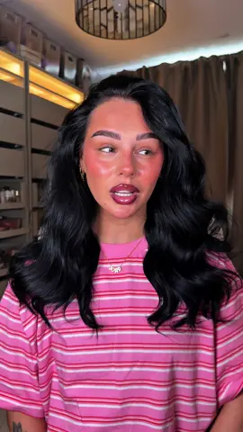 A post by @ on TikTok caption: a full face will forever have my <3 but this is...well...adorable #fyp #grwm 