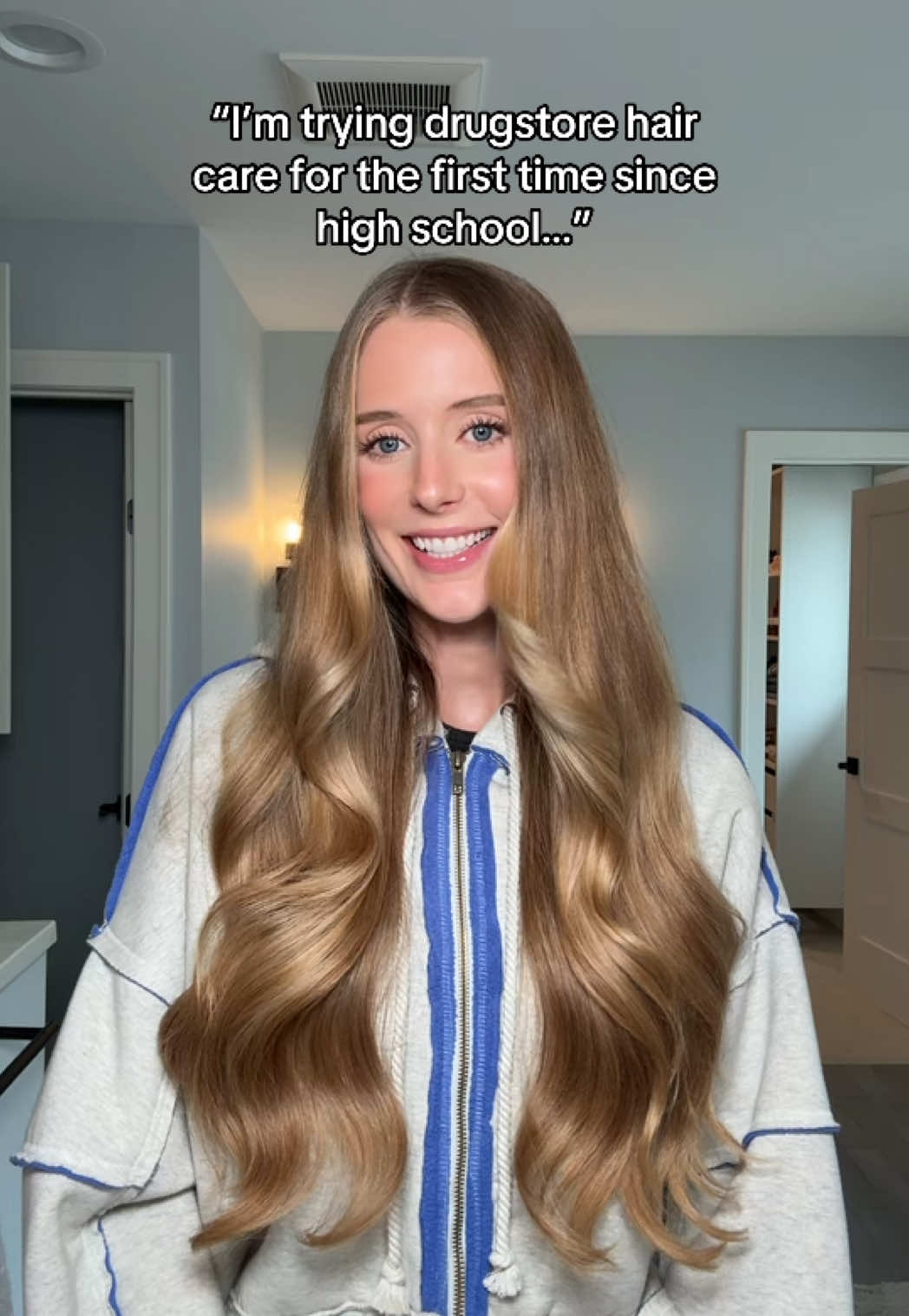 A post by @abbeyyung on TikTok caption: MEEEE whenever I see you guys leave comments about trying my drugstore hair recommendations for the first time 😂 Just like with high end, not all drugstore haircare is equal!! I’ve tried plenty I don’t love but these are 🤌🏻🤌🏻🤌🏻🤌🏻 and if these didn’t work for your hair types go to my Abbey Yung Method Playlist for recommendations that will be a better fit! #drugstoreshampoo #drugstorehair #drugstore #drugstorehairproduct 