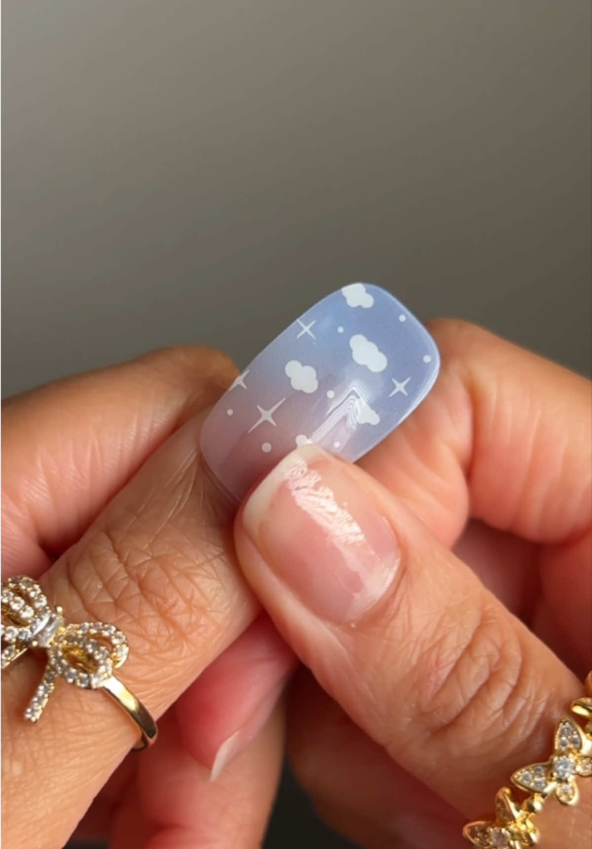 A post by @galorase on TikTok caption: Our gel nail strips simplify the process of doing your nails. Just stick them on and cure! 💅 It saves you money and a trip to the salon ⏰ ✨ Easy to apply & remove ✨ Lasts 2-3 weeks ✨ Odorless ✨ Non-damaging ✨ Semi-cured gel nail strips ✨ Affordable Get your own gel strips by going to the lenk in BlOO 🥰 Before they sell out again!  #gelnailsathome #gelnails #summernails #gelnailsticker #usa 