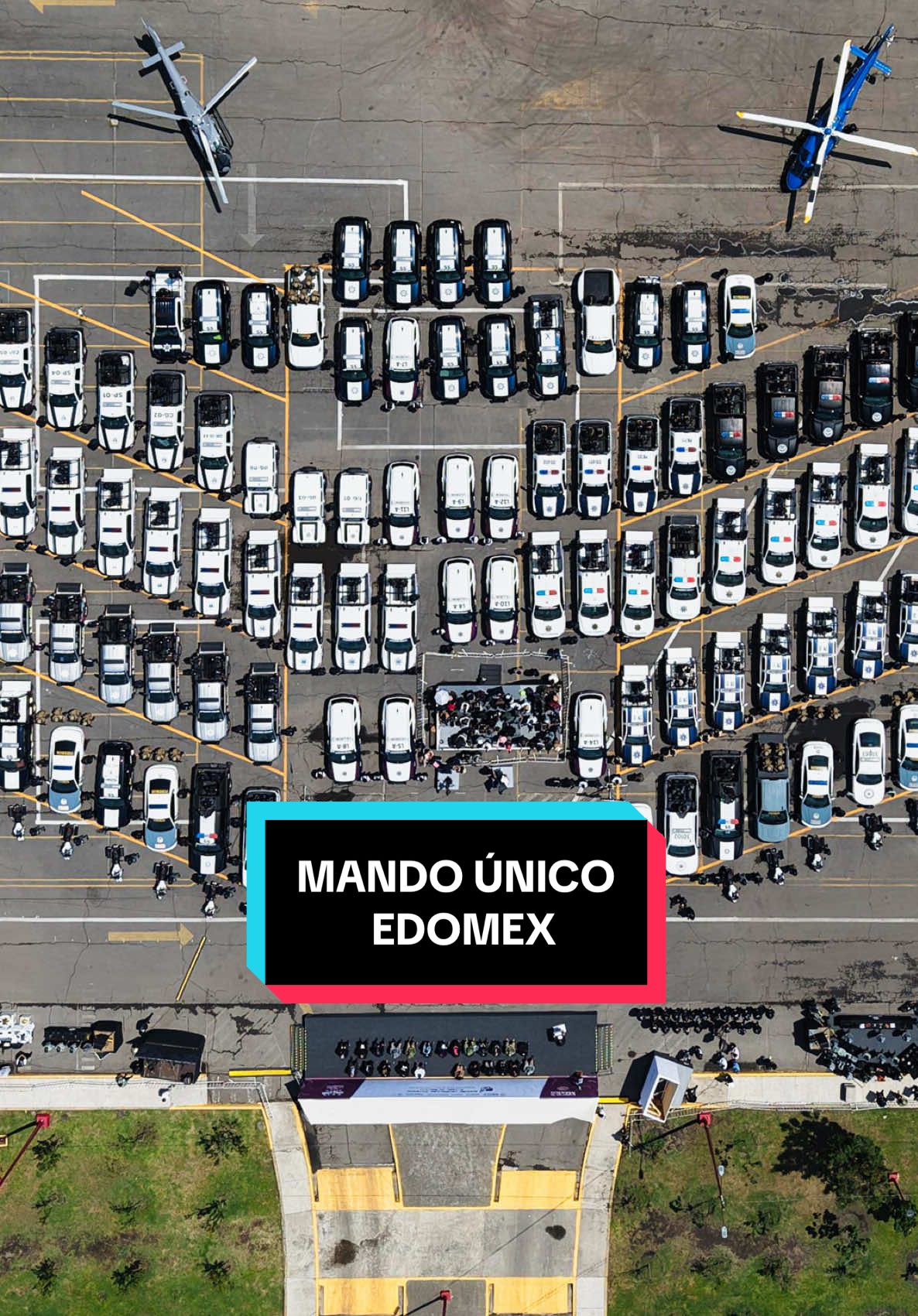 A post by @claudiasheinbaum on TikTok caption: En Nezahualcóyotl, presentamos el mando único en la zona oriente del Estado de México, estrategia de coordinación integral entre autoridades federales, estatales y de once municipios, con el fin de fortalecer la seguridad en la región. Trabajamos juntos con honestidad, disciplina y amor al pueblo para alcanzar la paz. #seguridad #muchopueblo #PresidentA #edomex 