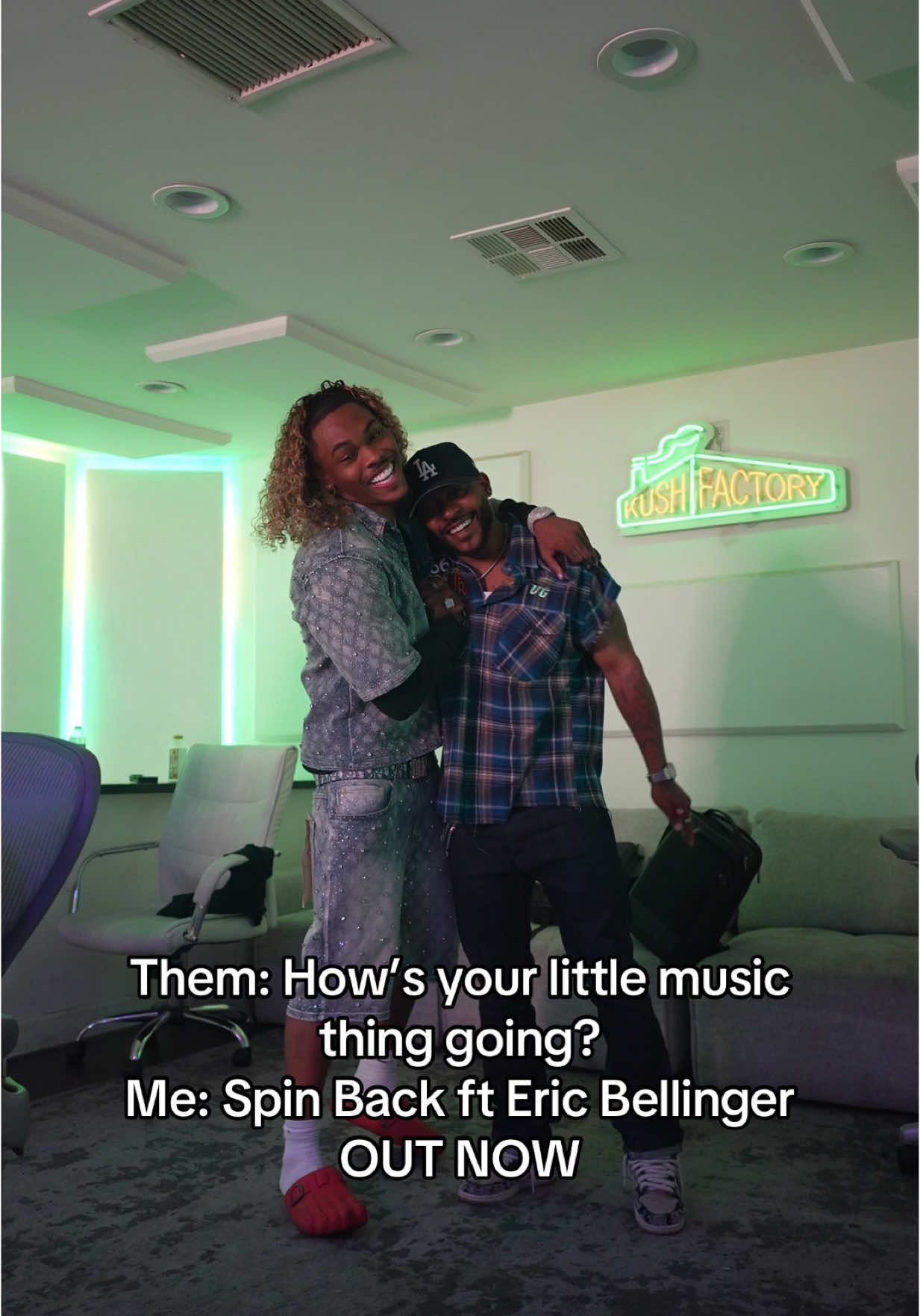 A post by @devin_gordon on TikTok caption: Only up from here... Spin Back OUT NOW ft @Eric Bellinger on all platforms! #fyp #dgord #spinback #remix #ericbellinger  