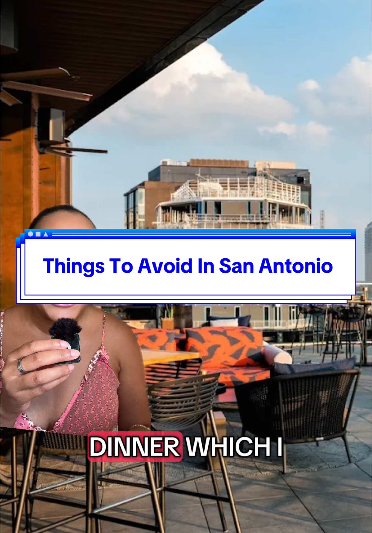 A post by @theunofficialtourguide on TikTok caption: Things To Avoid In San Antonio and Do Instead…Don’t do the mid-day rooftops instead… Rooftops To Checkout In San Antonio ✨🍹 ✨1 Watson (Rooftop Bar at AC Hotel Riverwalk) ✨ Moons Daughter Also has Brunch in the Thompson Hotel ✨ Tenfold Rooftop Lounge  on the 10th floor of Kimpton  #sanantoniothingstodo #sanantoniohiddengems #sanantoniobars #sanantoniorooftops #sanantoniodrinkspots   