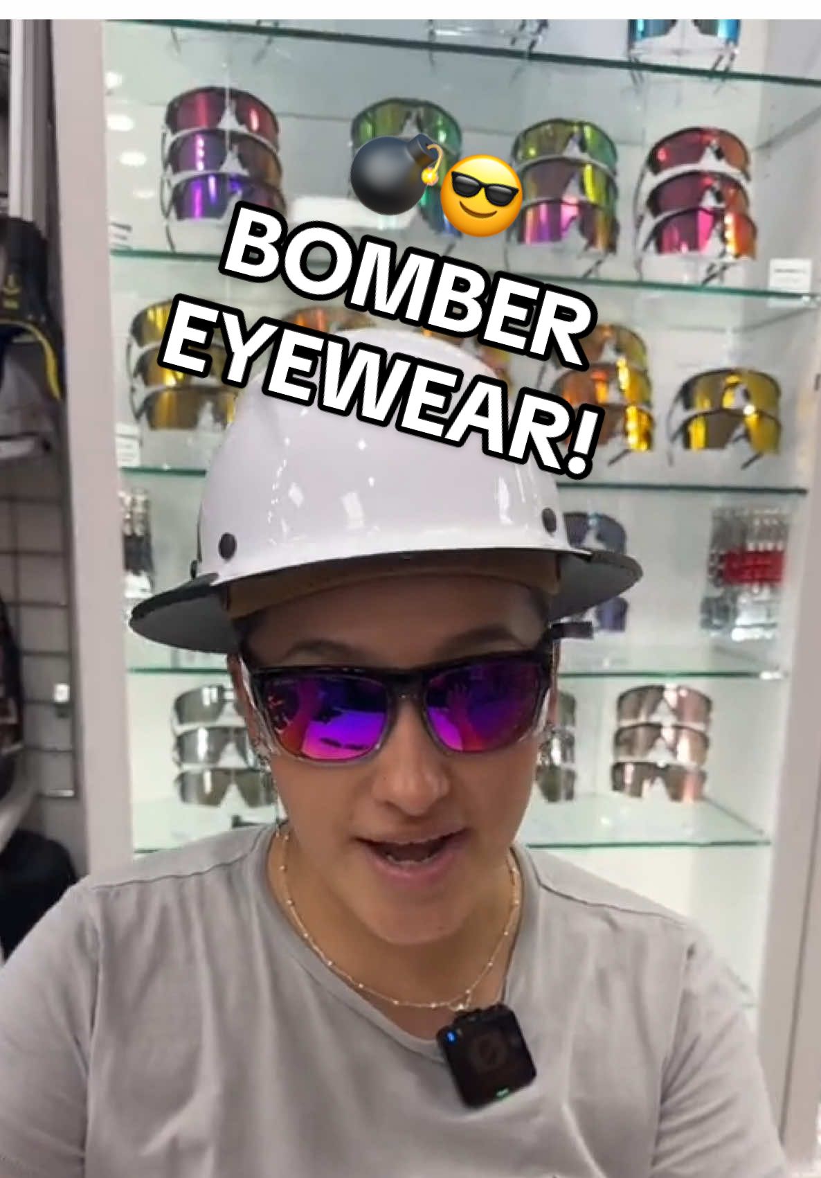 A post by @amigosproshop on TikTok caption: Which one looks best?! 🤔👀 #bluecollarwomen #bluecollar #workwear #safety #glasses 