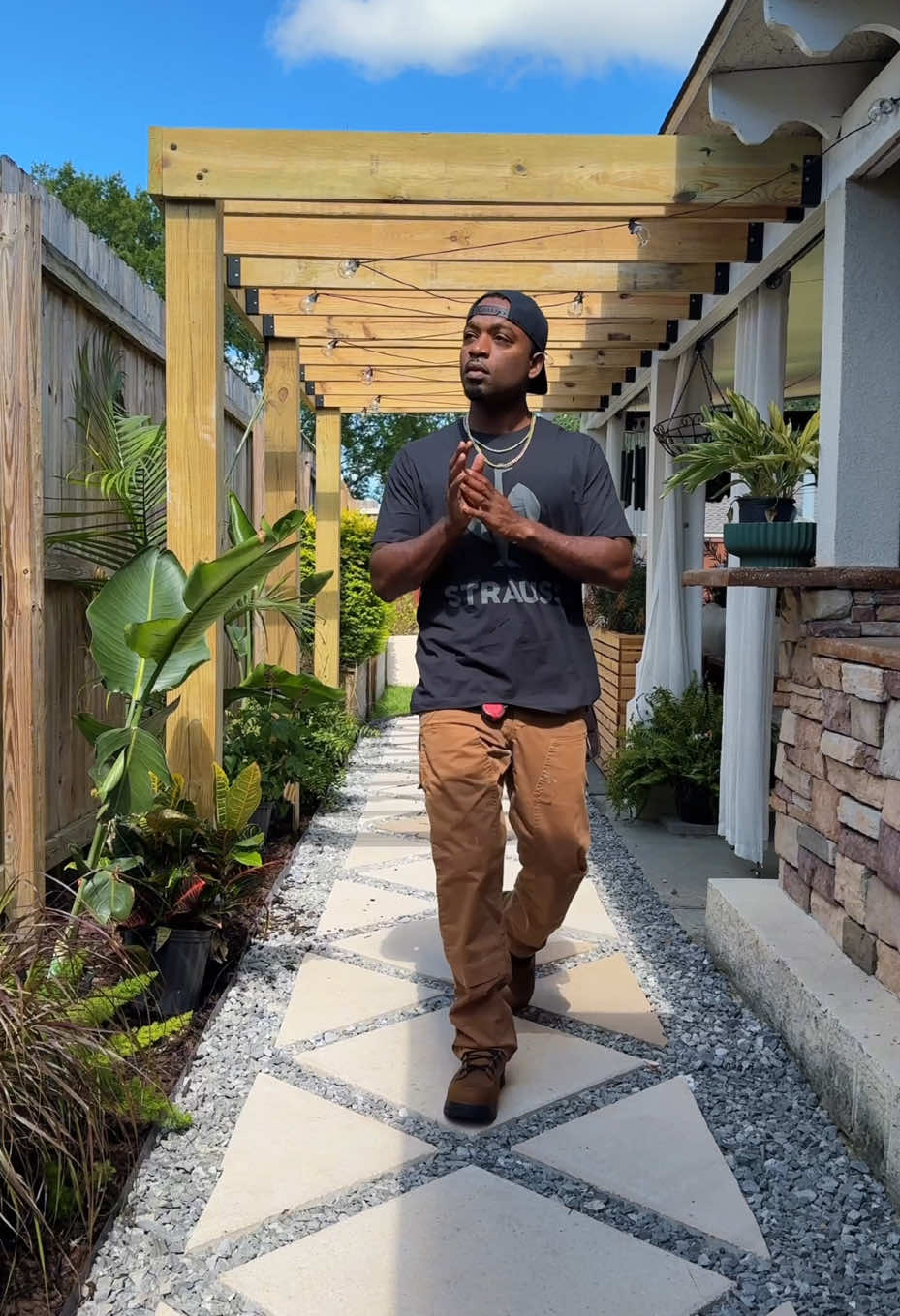 A post by @unclejhonn on TikTok caption: I’ve been fixing everybody else’s house… today, it’s finally my turn. Shoutout to @strauss_america  for gearin’ me up for the job.  #AD Code 10UNCLEJHONN for 10% off until July 21 #StraussWorks #StraussAmerica #CraftingWithStrauss