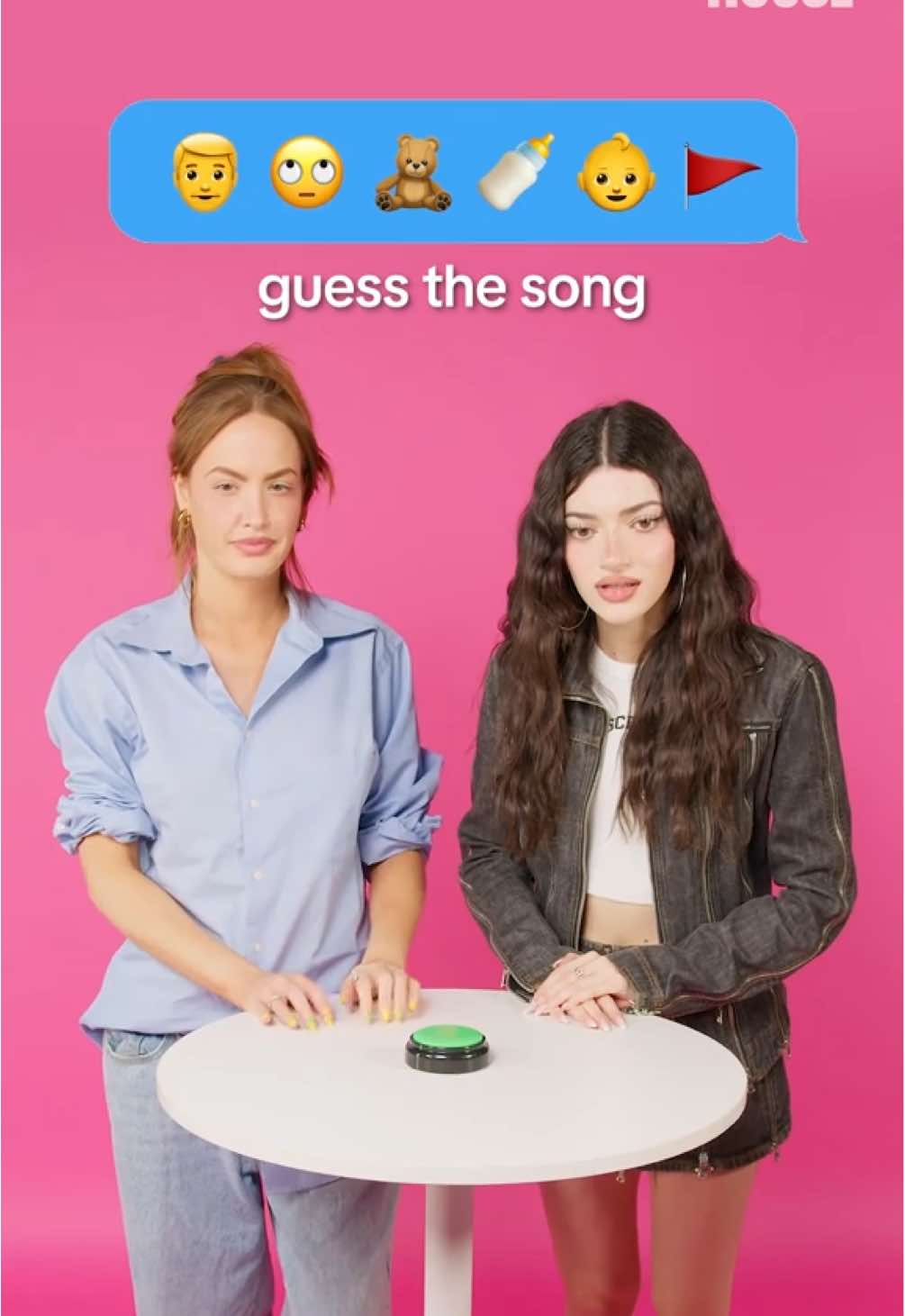 A post by @flighthouse on TikTok caption: Justin Bieber Baby was a great guess tbh 😭 @haleyybaylee @𝐹𝑎𝑏𝑖𝑜𝑙𝑎 #haleybaylee #fabiola #fabiolabaglieri #sabrinacarpenter #guessthesong 