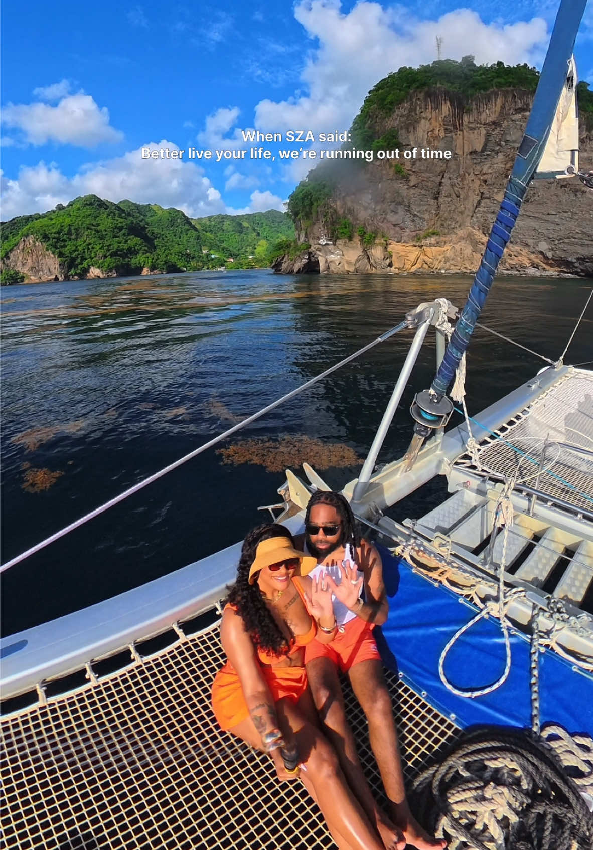 A post by @summerreignhenning on TikTok caption: Better live your life ⛰️☀️🛥️