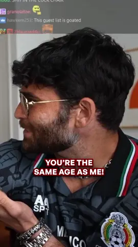 A post by @hasandpiker on TikTok caption: we’re the same age #hasanabi #stavros #stavroshalkias 